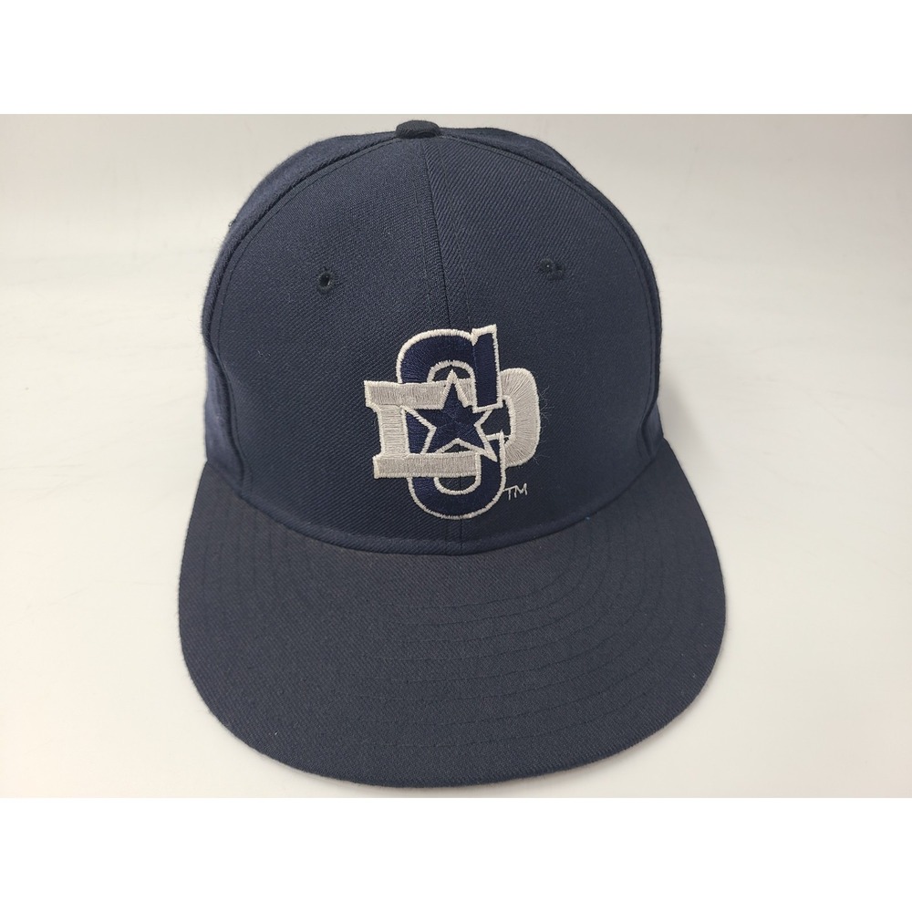 Vintage Dallas Cowboys New Era 59Fifty Pro Model Fitted 7 Hat Cap Wool NFL Blue